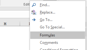 Cara Mencari Cell Berisi Rumus Dengan Menggunakan Menu Formulas Dalam Excel  